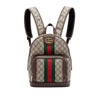 Secondhand Gucci Small GG Supreme Web Ophidia Backpack