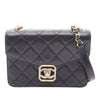 Chanel Mini Quilted Lambskin Crystal Geometric CC Frame Flap Secondhand