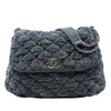 Secondhand Chanel Paris Moscou Bubble Quilted Velvet Flap