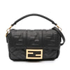 Fendi Mini Zucca Embossed Leather Baguette Satchel Secondhand