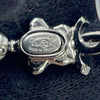 Chanel CC Silver Plated Crystal Star Push Back Earrings Secondhand