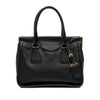 Prada Saffiano Lucido Top Handle Frame Tote Secondhand