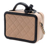 Chanel Small Bicolor Caviar CC Filigree Vanity Case Secondhand