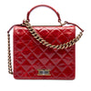 Chanel Large Quilted Glazed Calfskin Reissue 2.55 Rita Top Handle Flap Secondhand