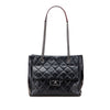 Chanel Small Quilted Glazed Calfskin Duo Color Tote Secondhand
