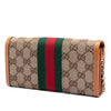 Secondhand Gucci GG Canvas Web Horsebit Wallet on Chain