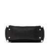 Prada Bicolor Saffiano Cuir Trimmed Canvas Satchel Secondhand