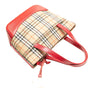 Burberry Haymarket Check Canvas Handbag Secondhand