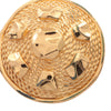 Secondhand Dior Gold Plated Round Clip On Earrings