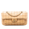 Secondhand Chanel Chocolate Bar Lambskin Wild Stitch Chain Flap