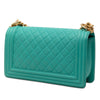 Chanel Old Medium Quilted Lambskin Boy Flap Secondhand