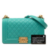 Chanel Old Medium Quilted Lambskin Boy Flap Secondhand