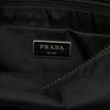 Prada Soft Calf Trimmed Tessuto Double Buckle Belt Bag Secondhand
