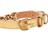 Louis Vuitton Metallic Calfskin Chain Belt Secondhand