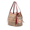 Burberry Small Haymarket Check Coated Canvas Canterbury Tote Secondhand
