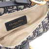 Dior Mini Oblique Canvas Saddle Bag Secondhand
