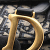 Dior Mini Oblique Canvas Saddle Bag Secondhand