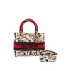 Dior DiorAmour Medium Embroidered Canvas Graffiti Lady D Lite Secondhand