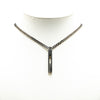 Gucci Sterling Silver G Bar Pendant Necklace Secondhand