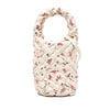 Bottega Veneta Small Floral Printed Leather Intrecciato Kalimero Bucket Bag Secondhand