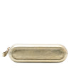 Chanel Quilted Metallic Aged Calfskin Gabrielle Clutch With Chain Secondhand