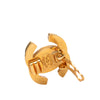 Chanel CC Gold Plated Turn Lock Clip On Earrings Secondhand