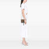 Saint Laurent Small Croc Embossed Leather Monogram Kate Tassel Wallet on Chain Secondhand