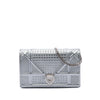 Dior Metallic Patent Microcannage Diorama Wallet on Chain Secondhand