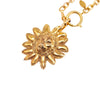 Chanel Gold Plated Leo Lion Sun Medallion Necklace Secondhand