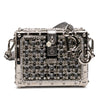 Dolce & Gabbana Rhinestone Embellished Jacquard Dolce Box Bag Secondhand