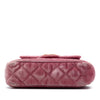 Chanel Small Quilted Velvet Wavy CC Hobo Secondhand