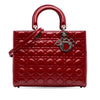 Dior Large Patent Cannage Lady Dior Secondhand