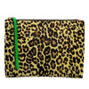 Secondhand Marni Pony Hair and Calfskin Leopard Print Clutch