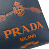 Prada Saffiano Logo Clutch Secondhand