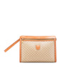 Celine Macadam Coated Canvas Clutch Secondhand