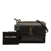 Saint Laurent Medium Grained Calfskin Monogram Sunset Crossbody Secondhand