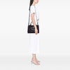 Prada Small Canvas Canapa Logo Stripes Satchel Secondhand