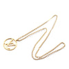 Louis Vuitton Gold Plated and Brass Louise Long Pendant Necklace Secondhand