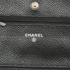 Secondhand Chanel CC Quilted Caviar Wallet on Chain