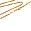 Secondhand Chanel CC Gold Plated Wood Pendant Necklace