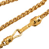 Secondhand Chanel CC Gold Plated Wood Pendant Necklace