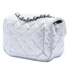 Chanel Mini Square Classic Perforated Lambskin Single Flap Secondhand