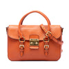 Miu Miu Goatskin Madras Flap Satchel Secondhand