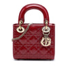 Dior Mini Patent Cannage Lady Dior Secondhand