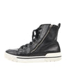 Hermès Leather High-Top Side Zip Sneakers in Black, Size 42 EU 182355ZH (Marketplaces) Secondhand