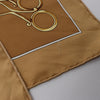 Secondhand Hermès Carré 90 "Profilé" Silk handkerchief in Brown