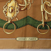 Secondhand Hermès Carré 90 "Profilé" Silk handkerchief in Brown