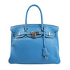 HERMES Birkin 30 Le Tournay Taurillon Clemence Handbag in Mykonos Secondhand