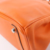 HERMES Birkin 30 Veau Swift Orange Silver Metal Fittings Handbag □J: 2006 Secondhand