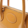 Secondhand HERMES Bolide 35 Leather Handbag in Natural Brown □D: 2000